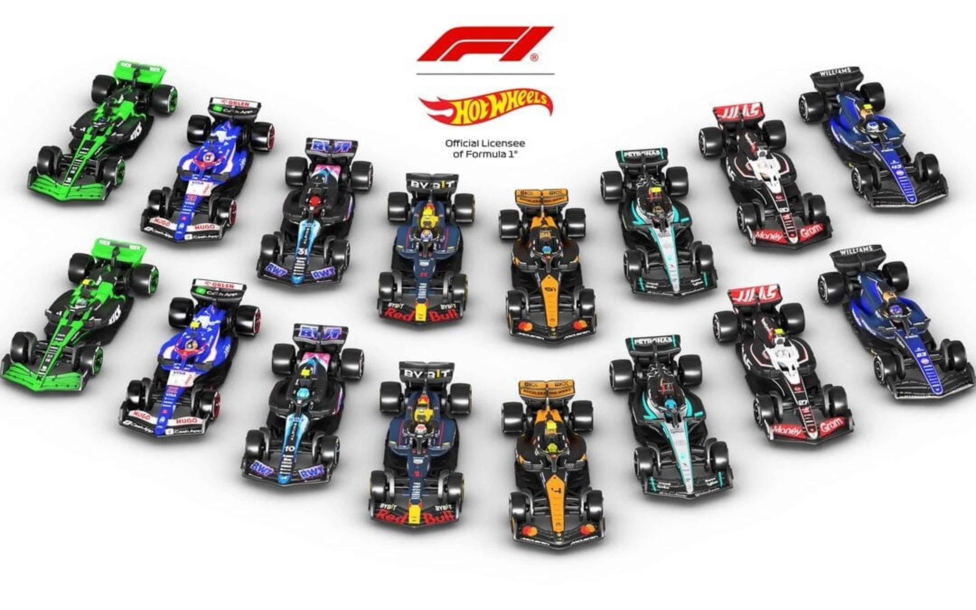 F1 anuncia parceria com Hot Wheels e lança miniatura dos carros