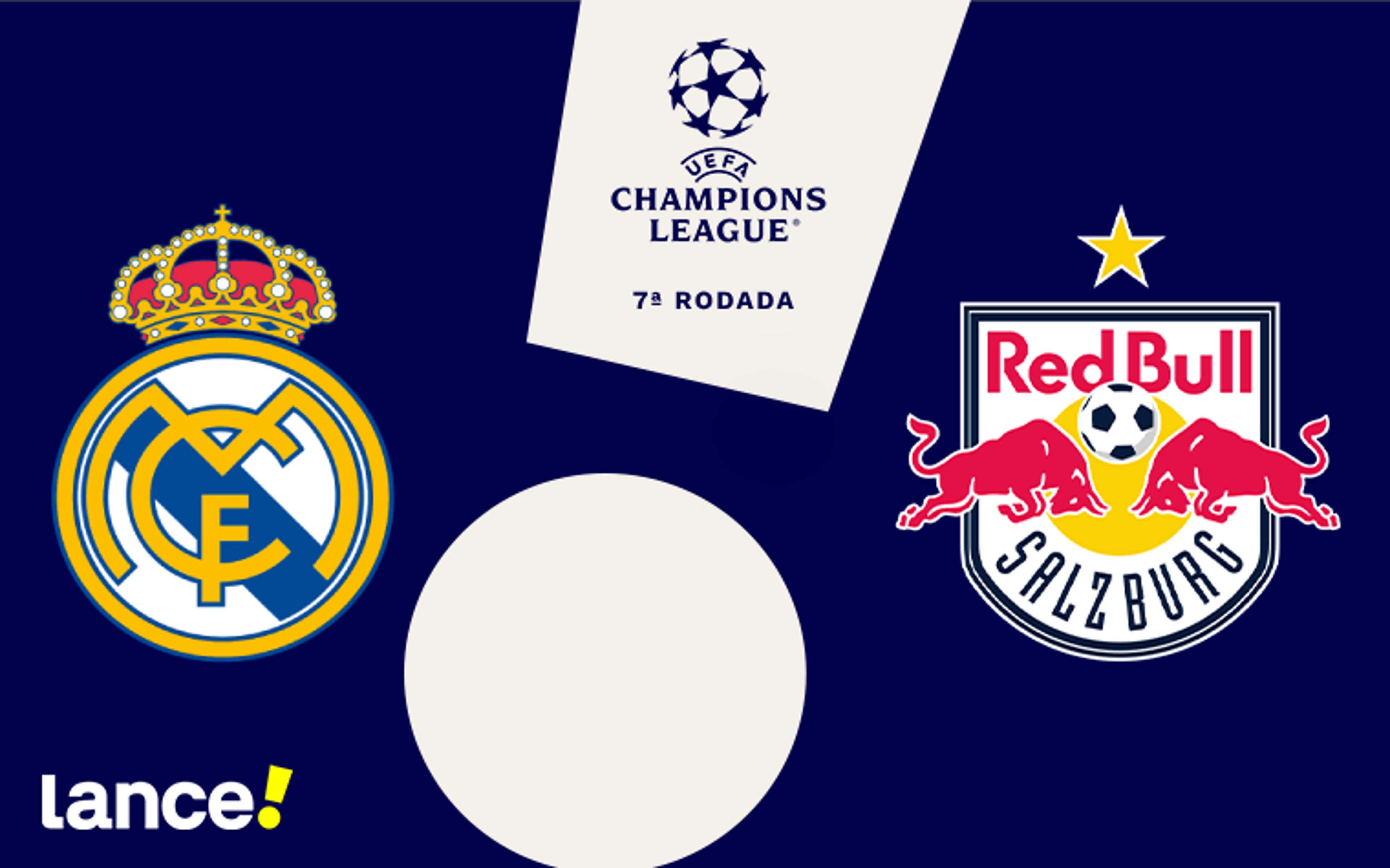 Real Madrid x Salzburg: onde assistir, horário e escalações do jogo pela Champions League