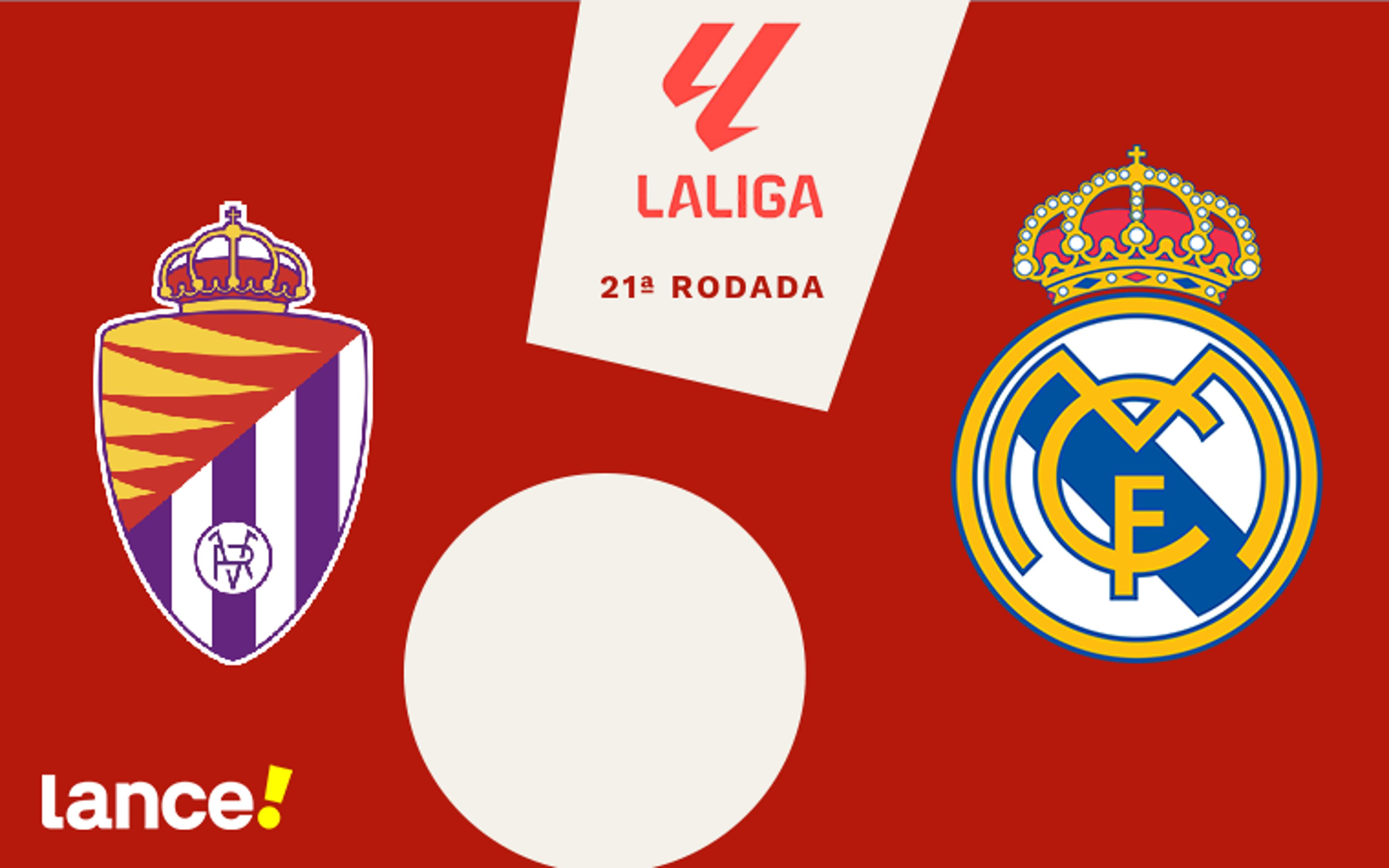 Real Valladolid x Real Madrid: onde assistir, horário e escalações do jogo pela La Liga