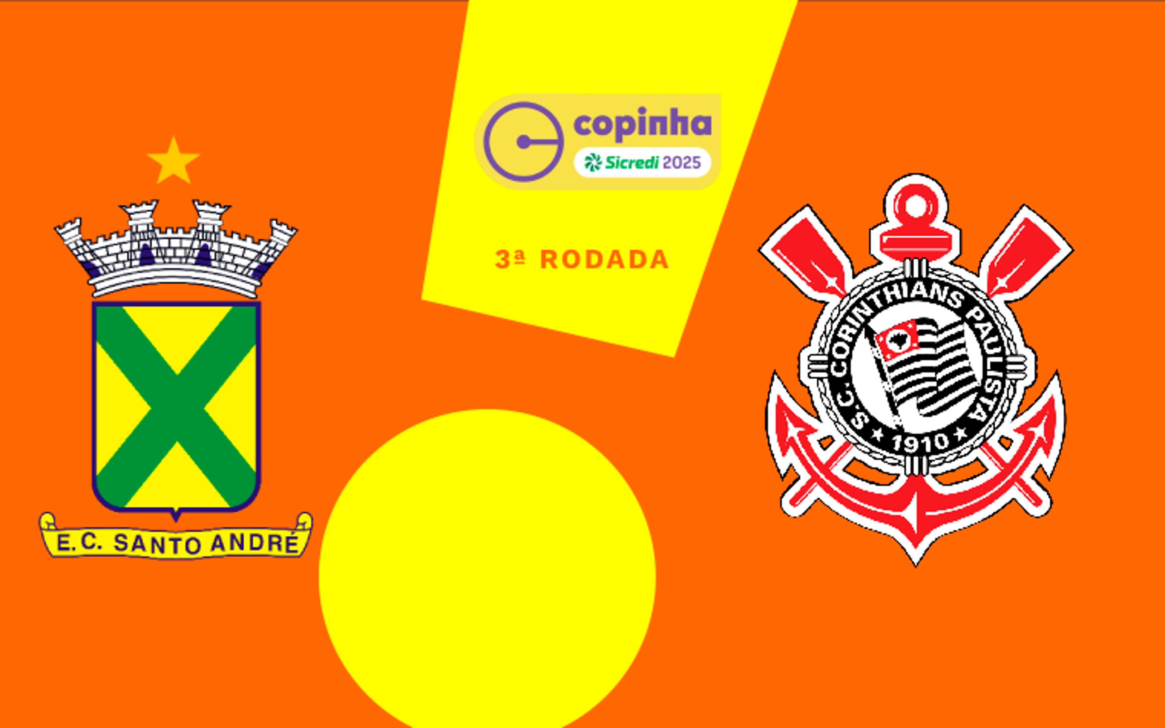 Santo André x Corinthians: onde assistir, horário e escalações do jogo pela Copinha