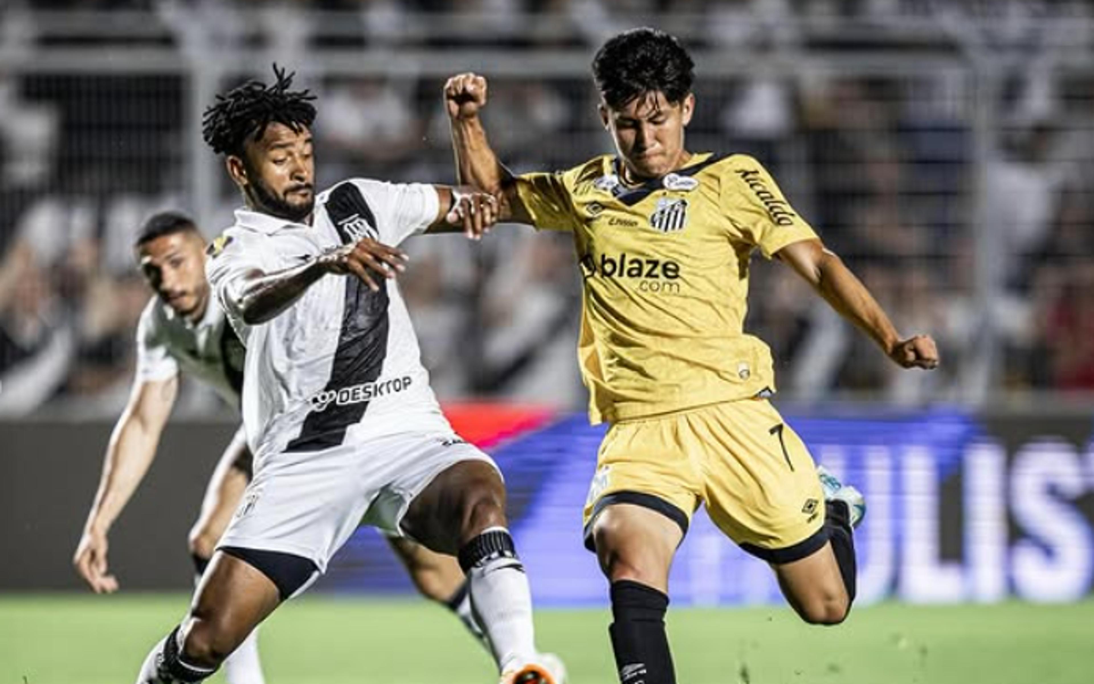 Santos e Ponte Preta empatam no Paulistão em jogo com treta entre treinadores