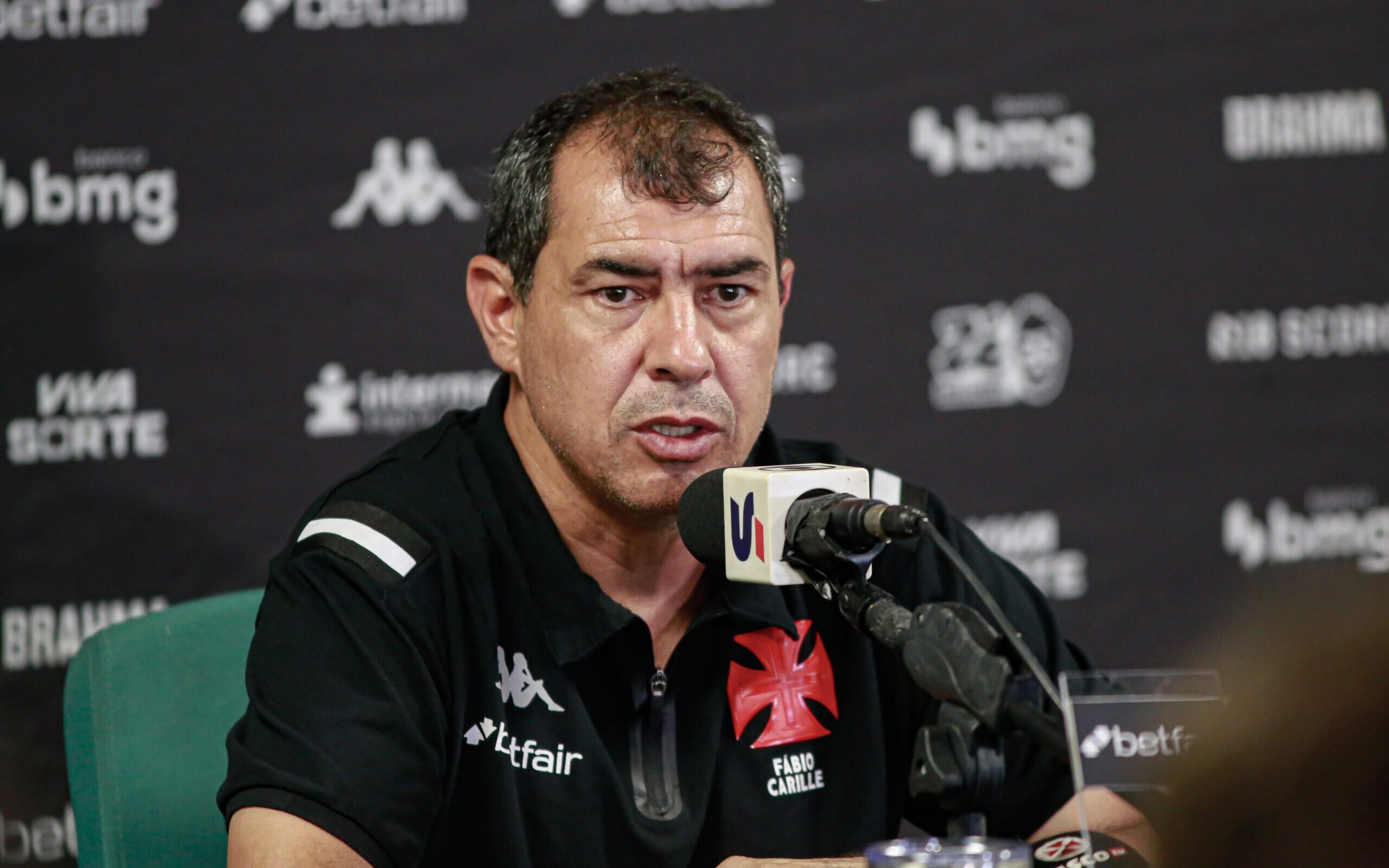 Carille crê no potencial do Vasco contra o Flamengo: ‘Acreditar que a gente pode’