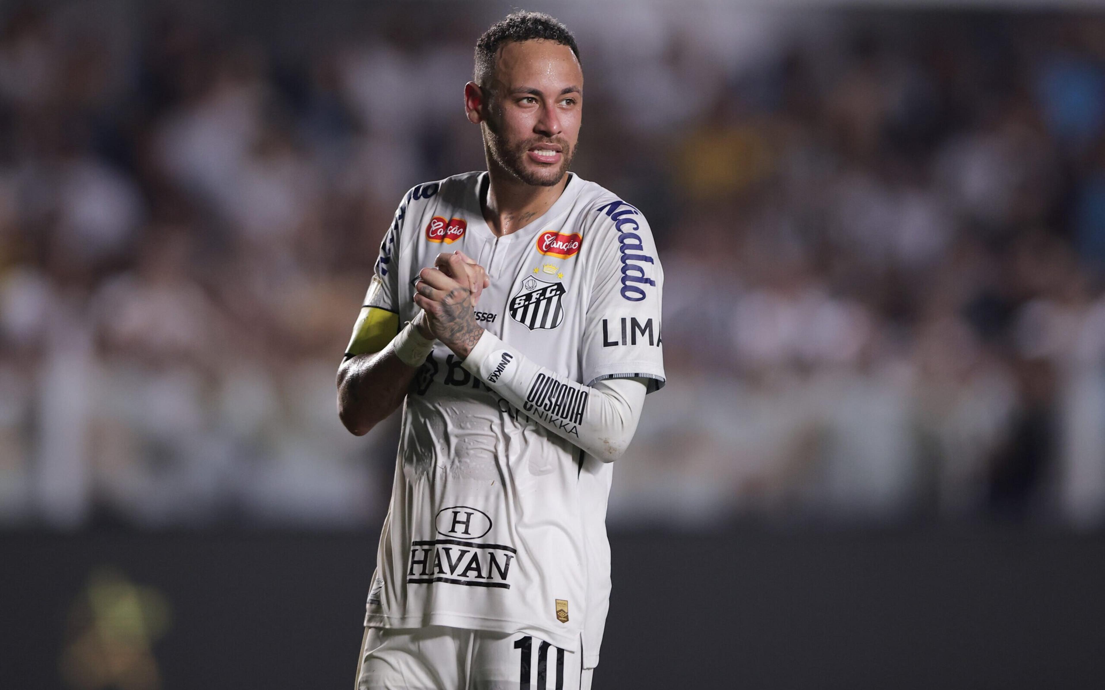 Neymar se declara ao Santos após estreia e lamenta resultado amargo