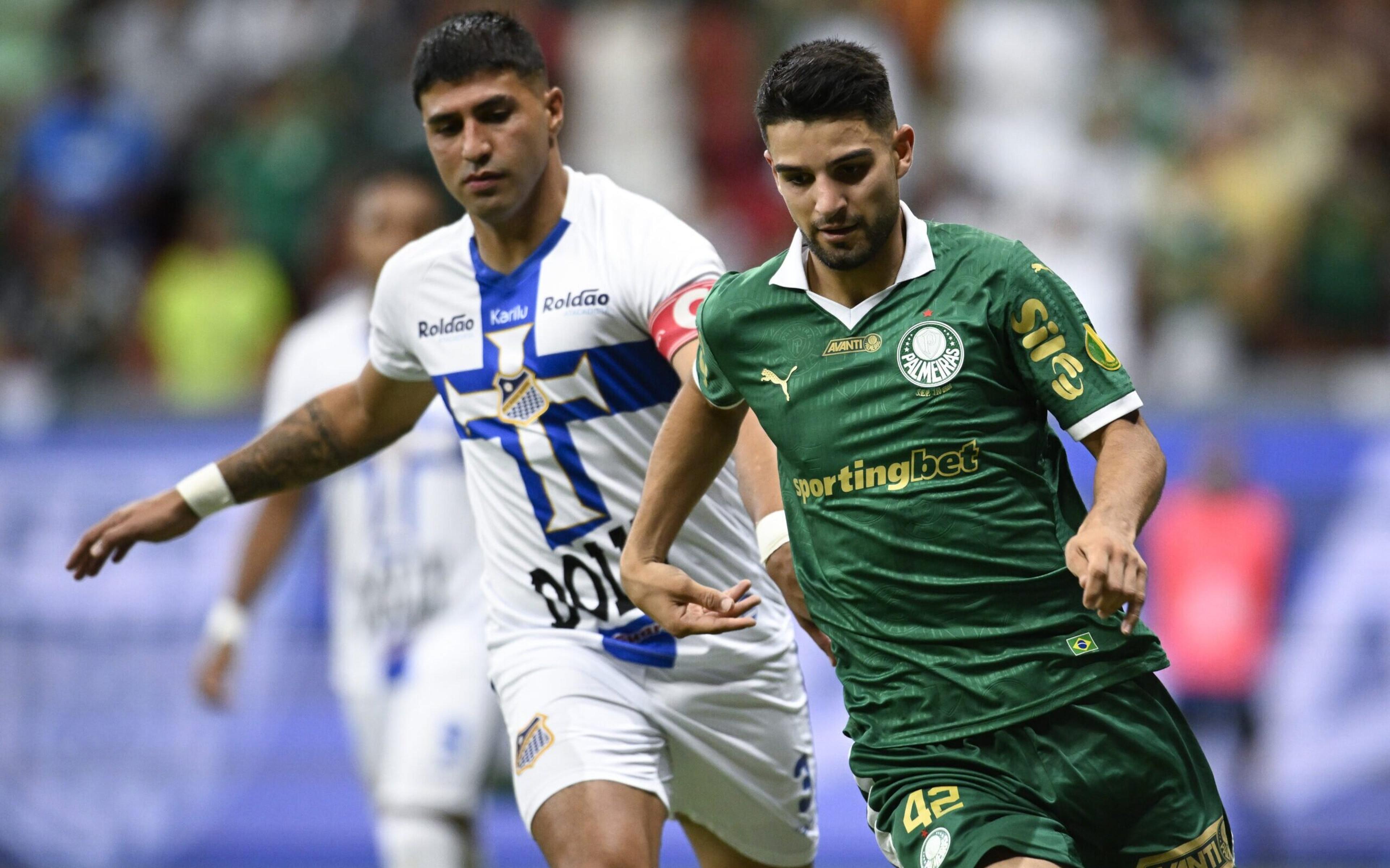 Flaco López marca, mas Palmeiras cede empate ao Água Santa no Paulistão