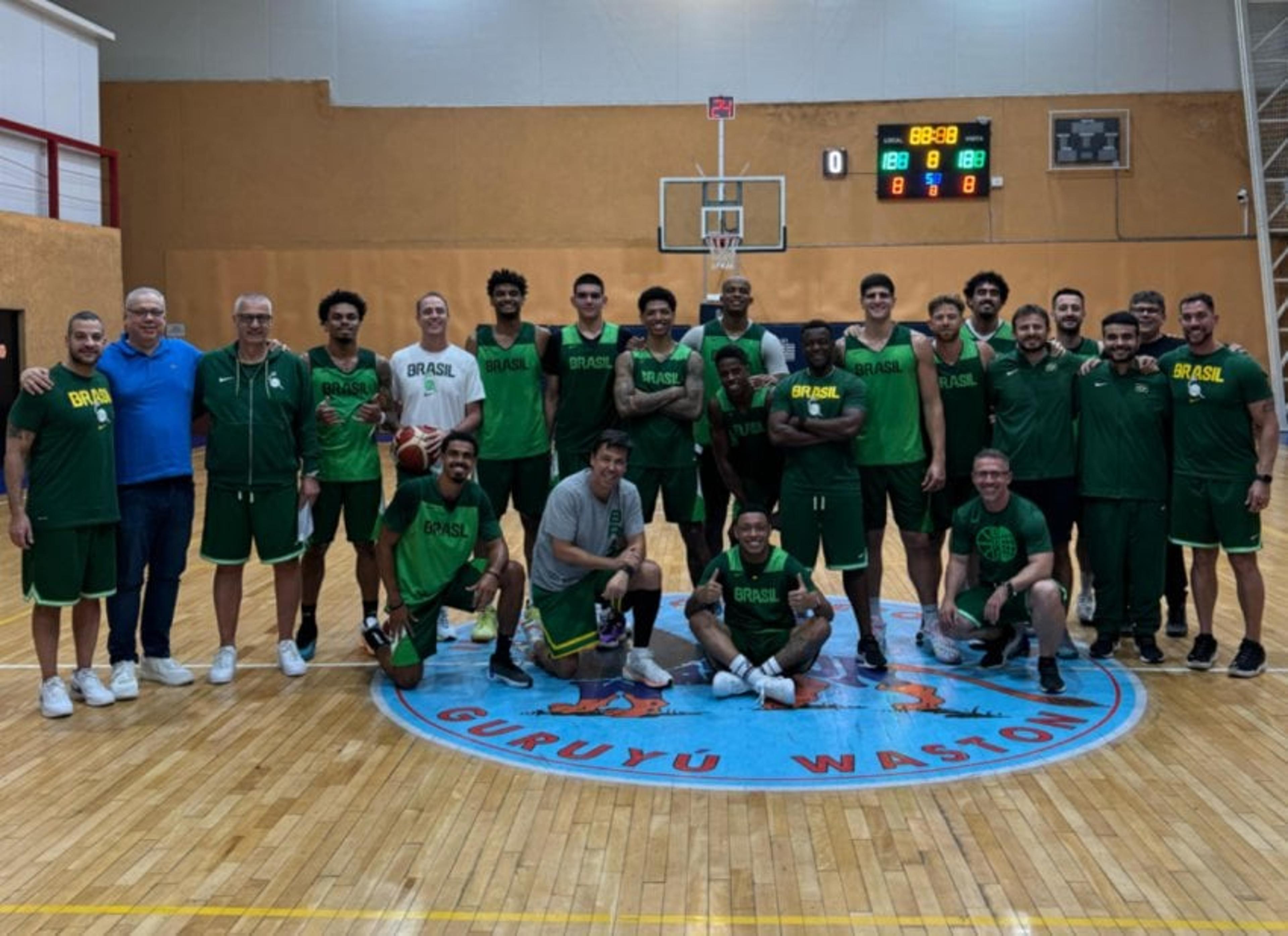 Seleção Brasileira já está reunida para disputar jogos das Eliminatórias da AmeriCup