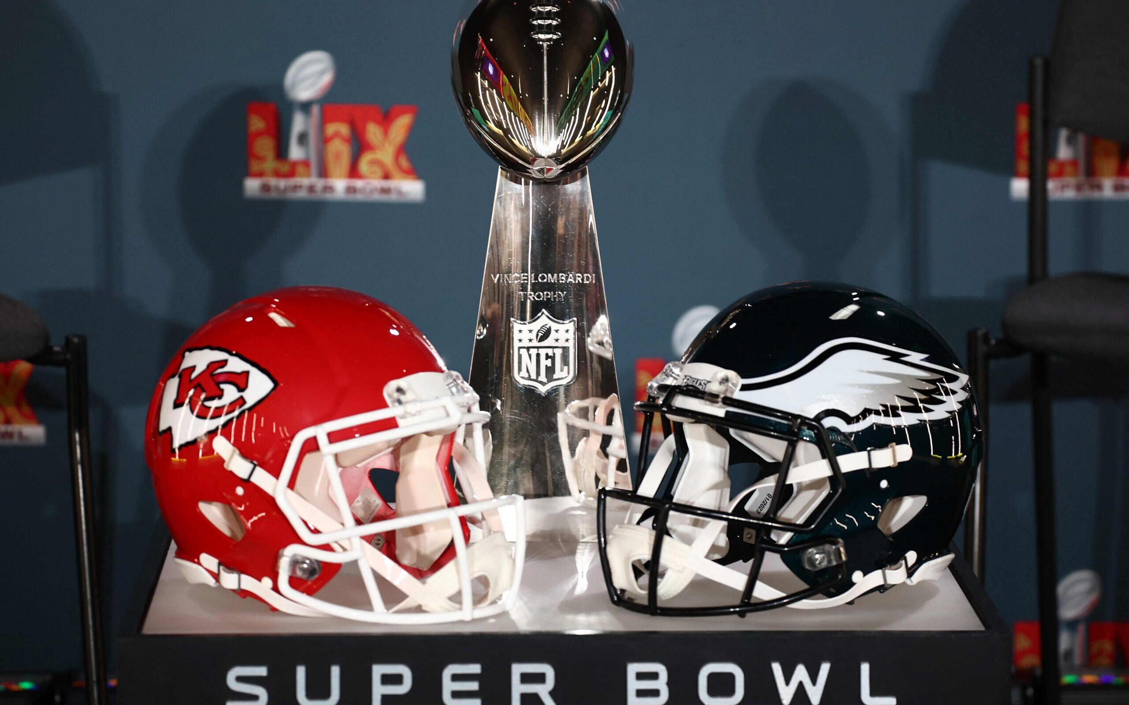 Philadelphia Eagles x Kansas City Chiefs: IA crava resultado em palpite de Super Bowl LIX