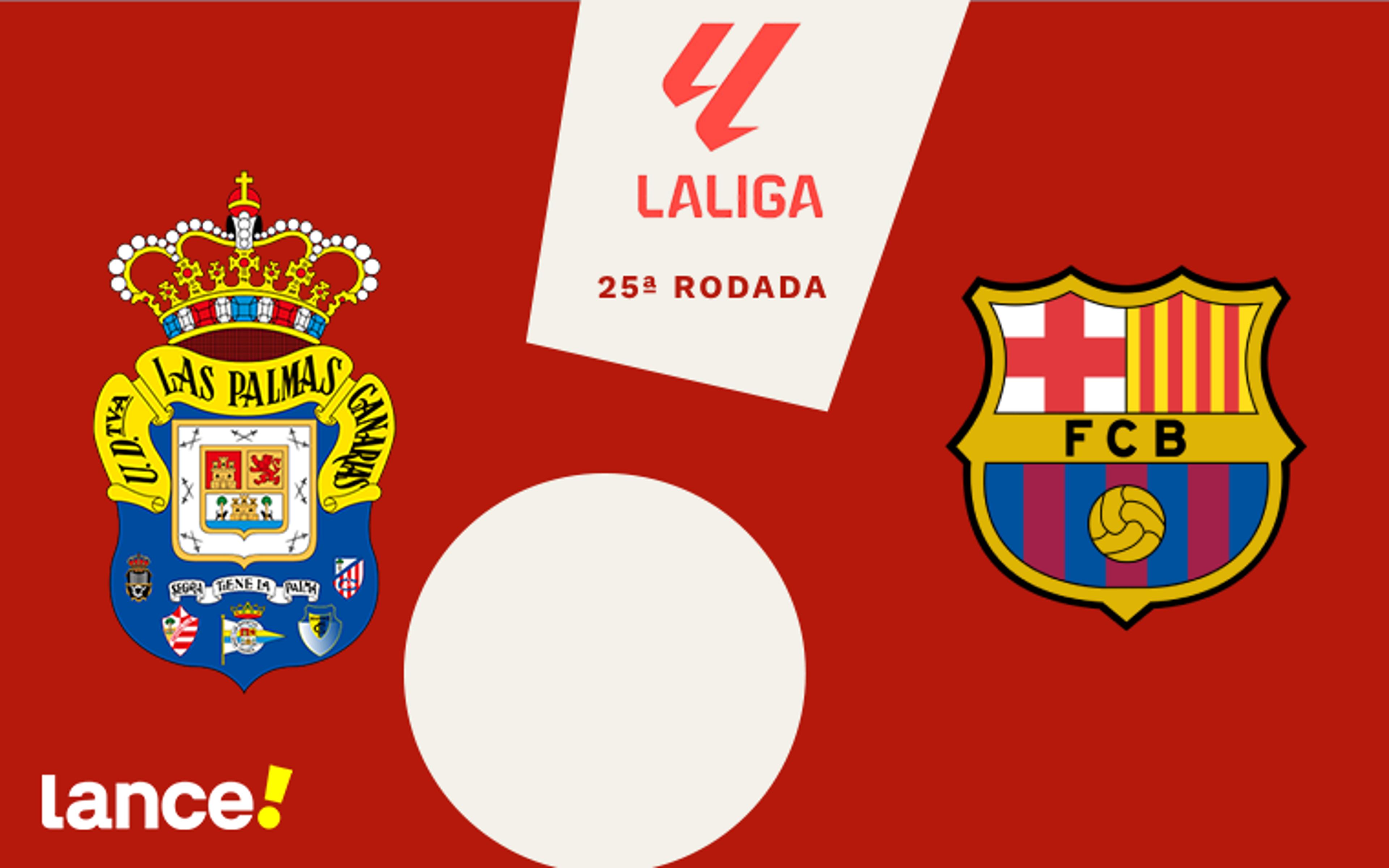 Las Palmas x Barcelona: onde assistir, horário e prováveis escalações do jogo pela LaLiga