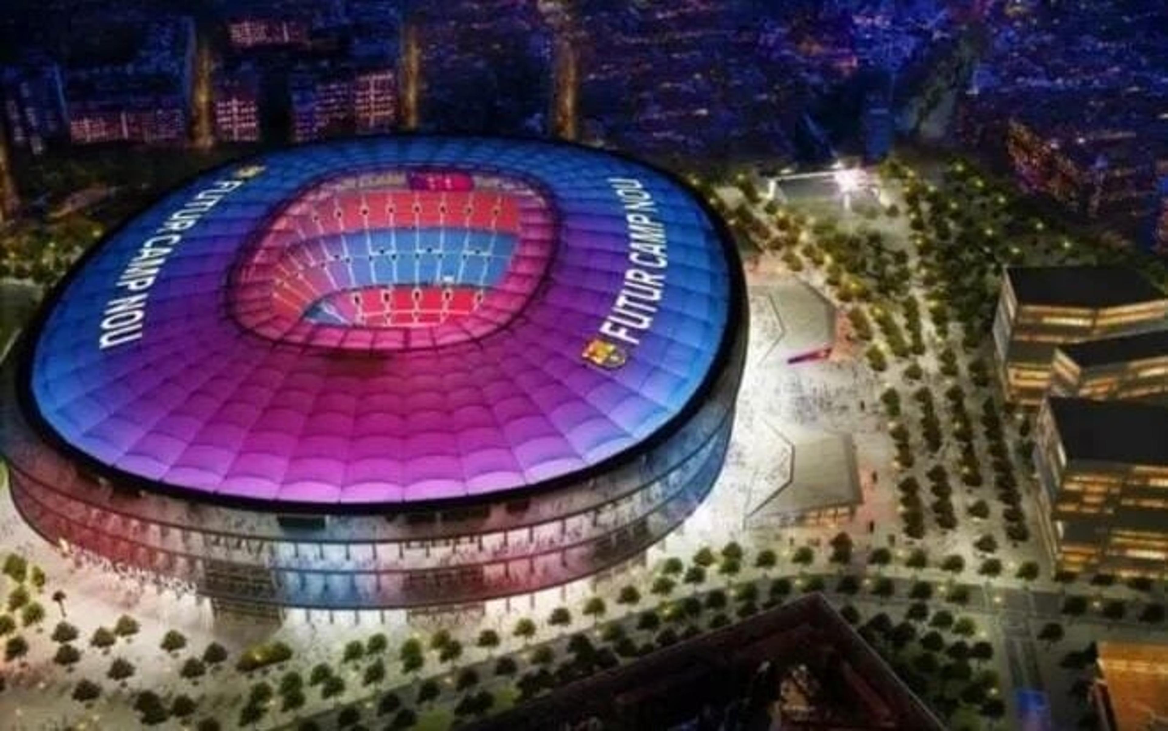 Barcelona divulga novas imagens da reforma do Camp Nou; veja