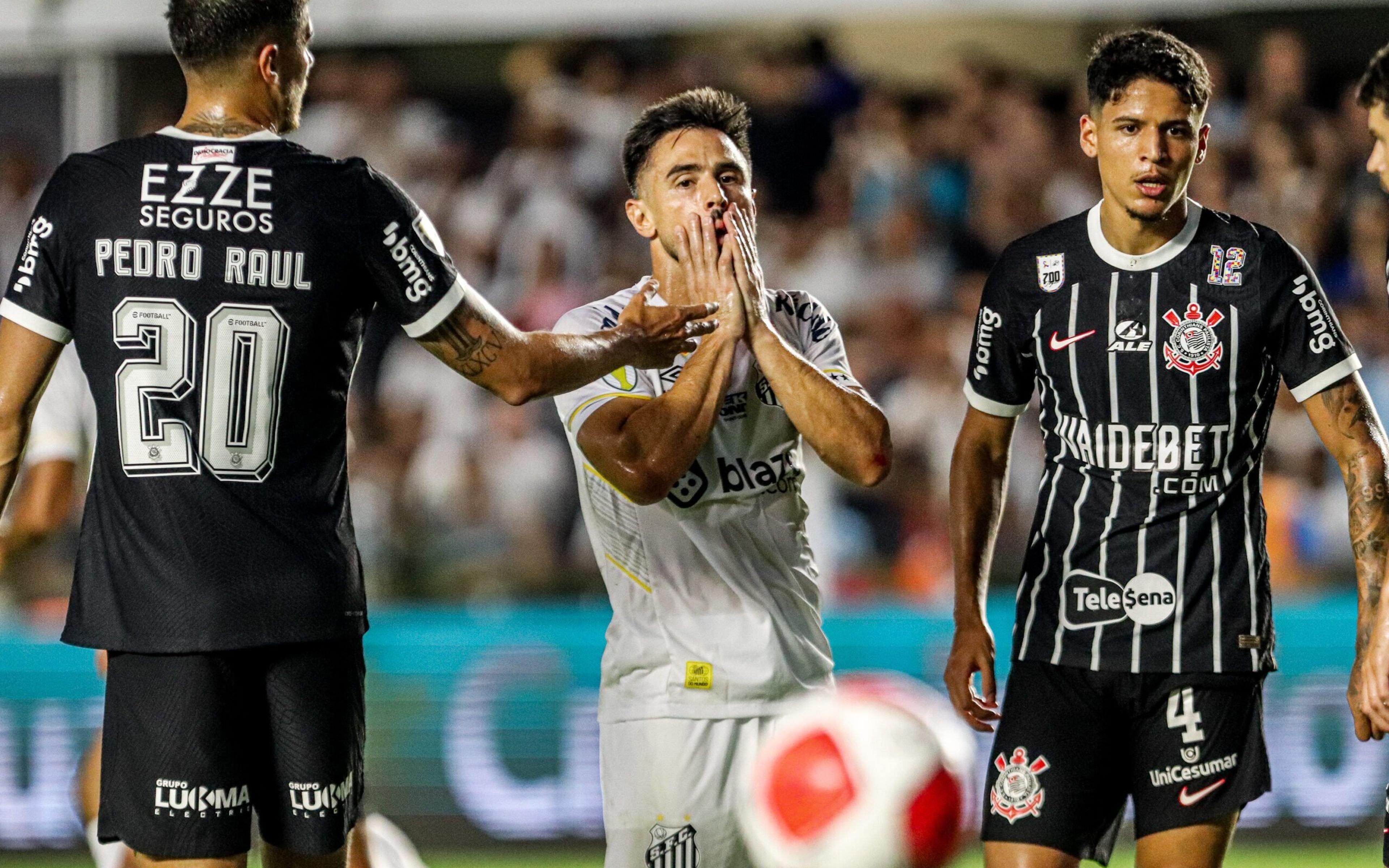 IA crava resultado de Corinthians x Santos