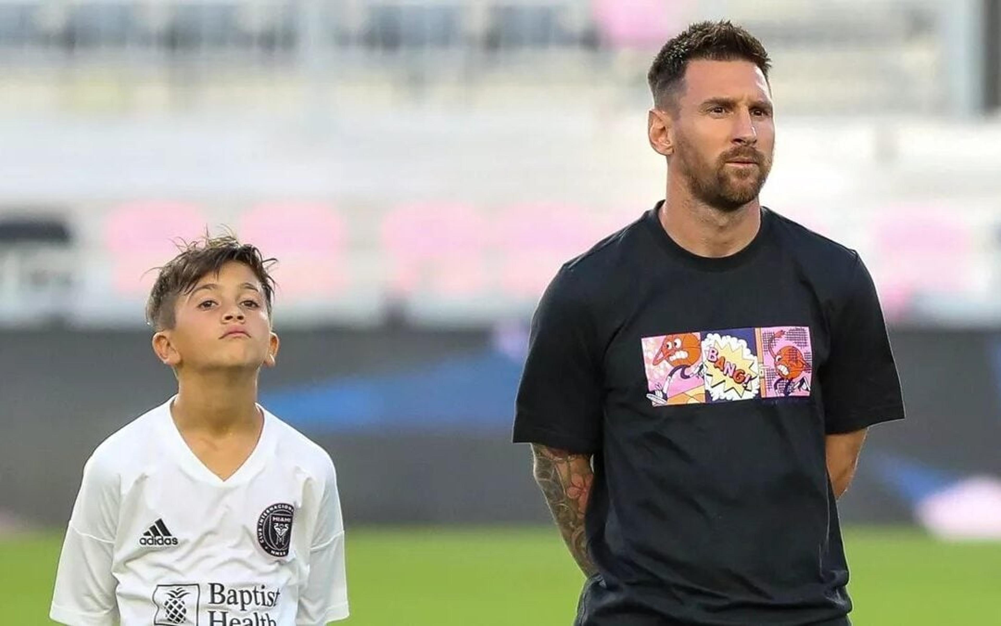 Filho de Messi não marcou 11 gols em partida do Inter Miami; entenda o boato