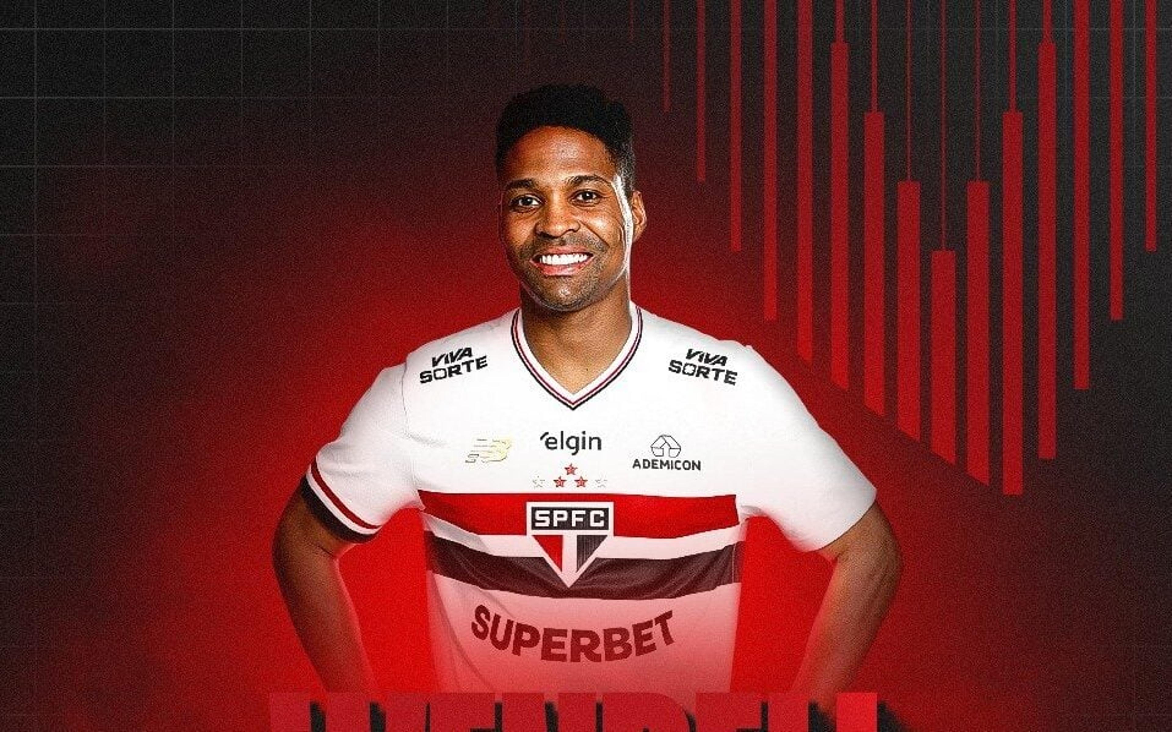 Wendell é anunciado e veste a nova camisa do São Paulo; veja vídeo