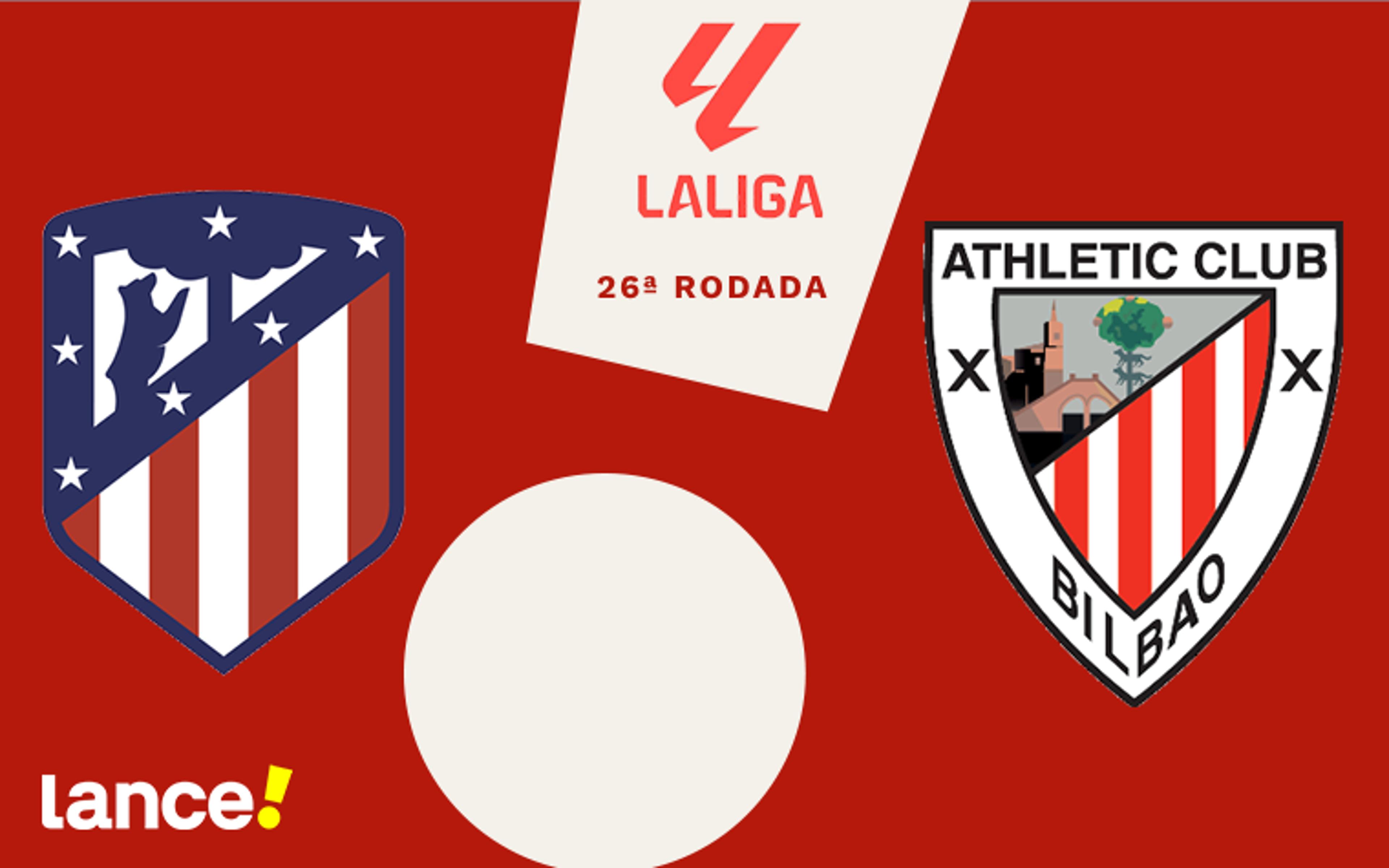 Atlético de Madrid x Athletic Bilbao: onde assistir, horário e escalações do jogo por La Liga