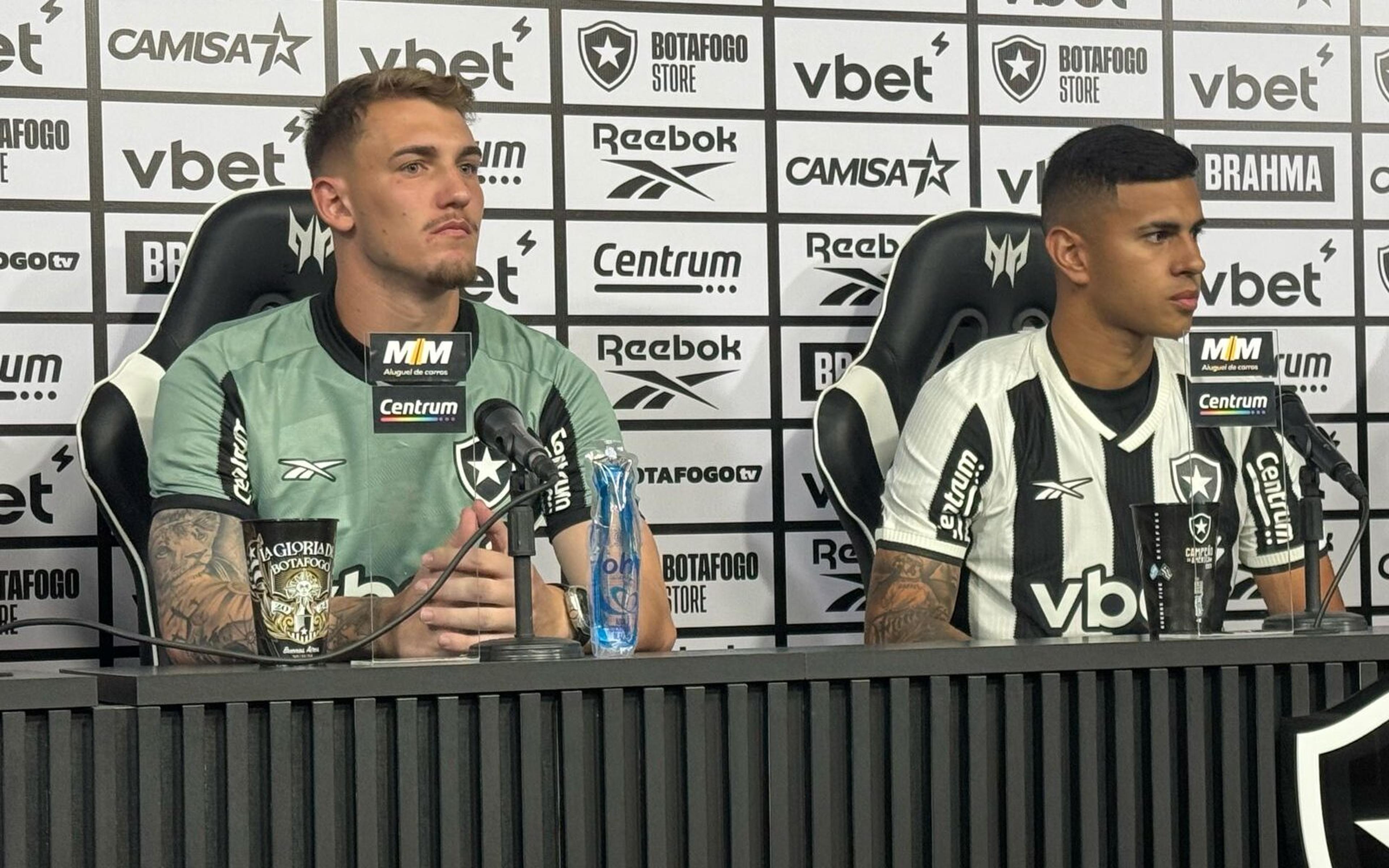 Léo Linck e David Ricardo falam sobre expectativas no Botafogo e pressão da torcida