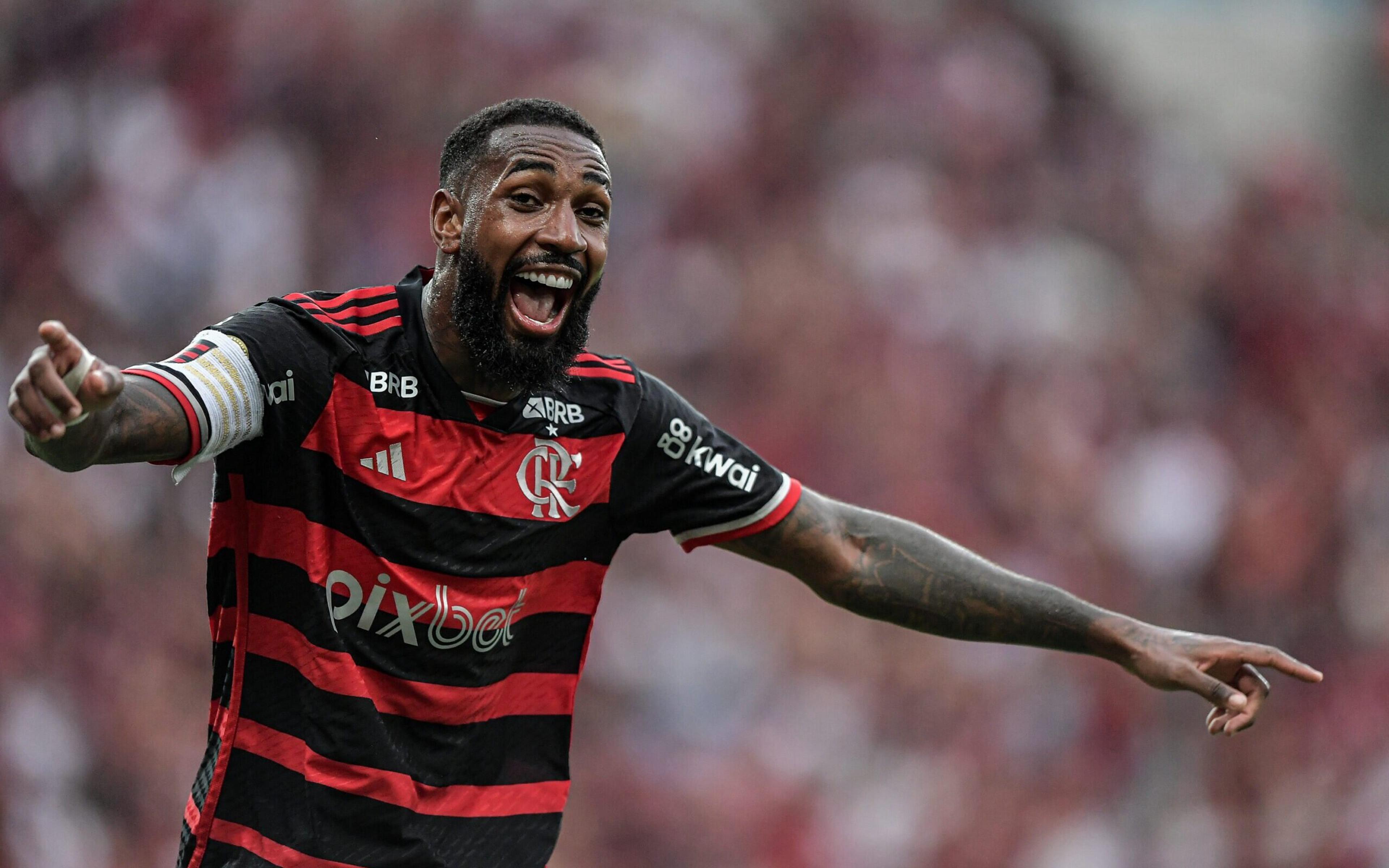 Mulher de Gerson cai nas graças da torcida do Flamengo e ganha apelido; veja