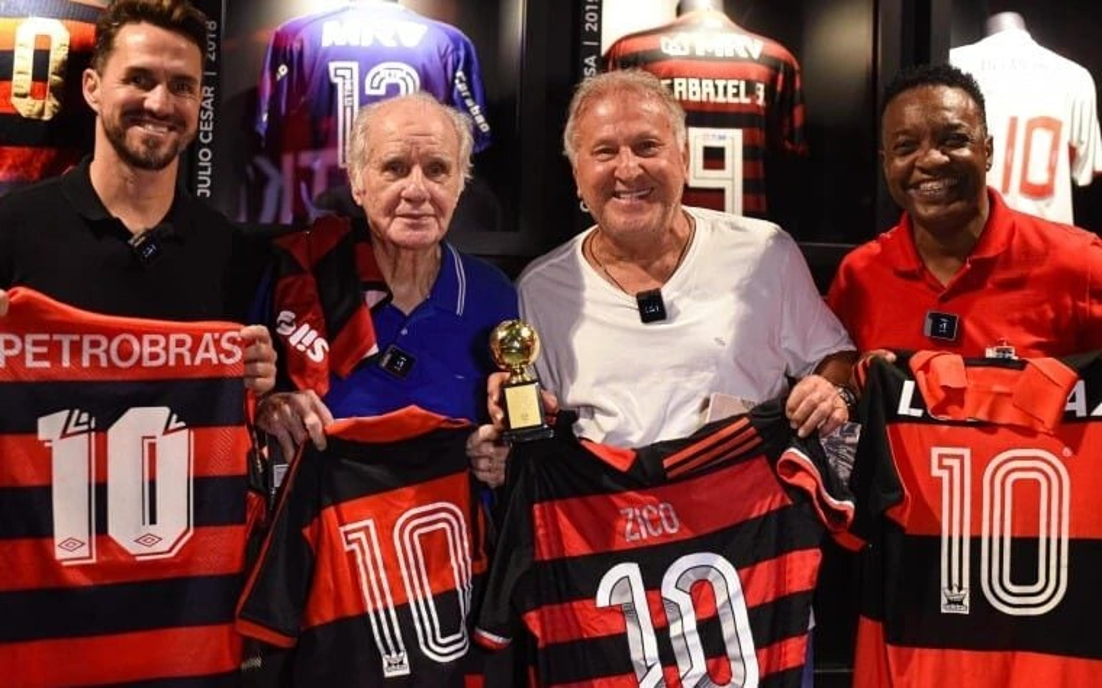 Zico exalta elenco e destaca jogador do Flamengo: ‘É outro nível’