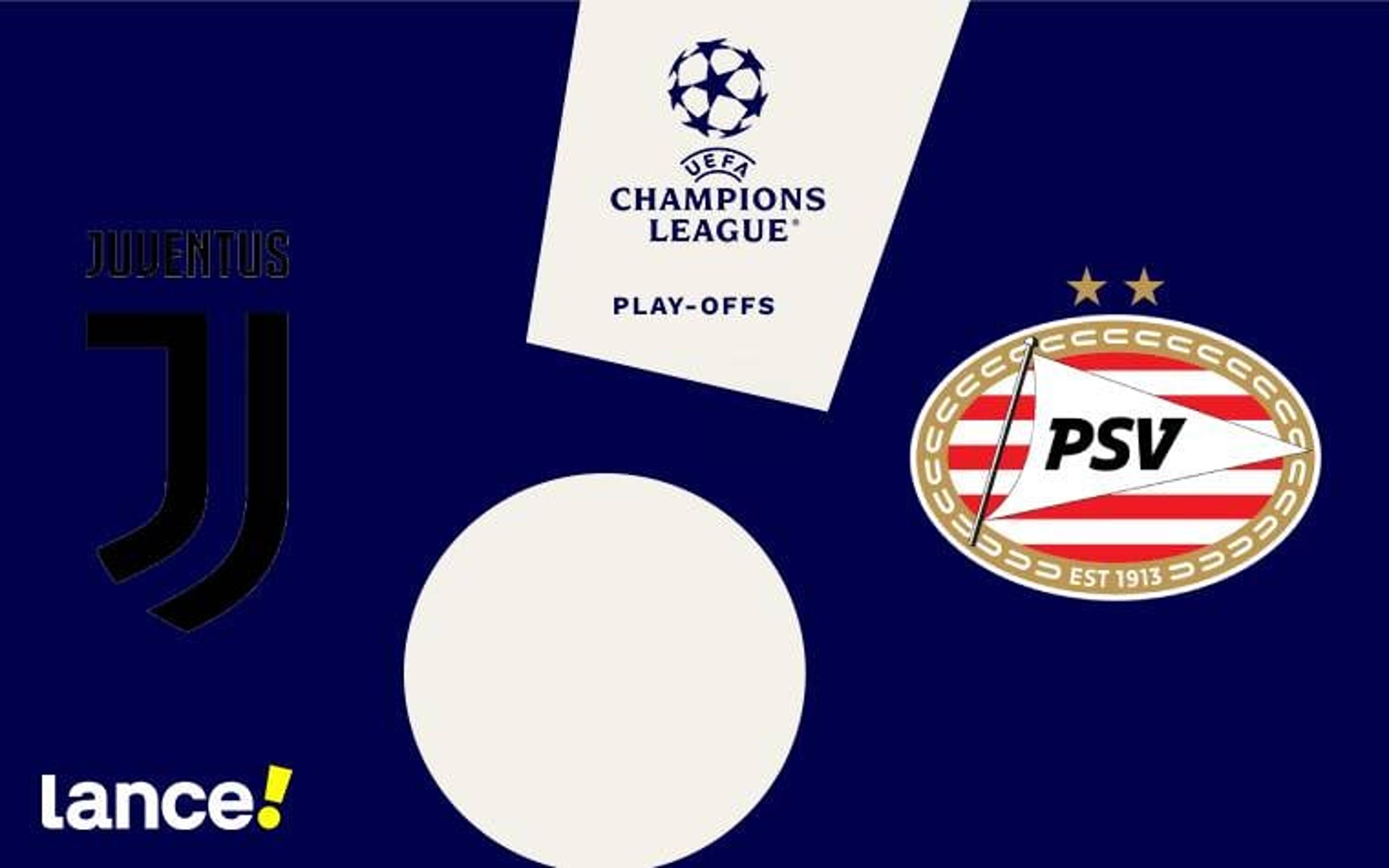 Juventus x PSV: onde assistir e escalações do jogo da Champions League