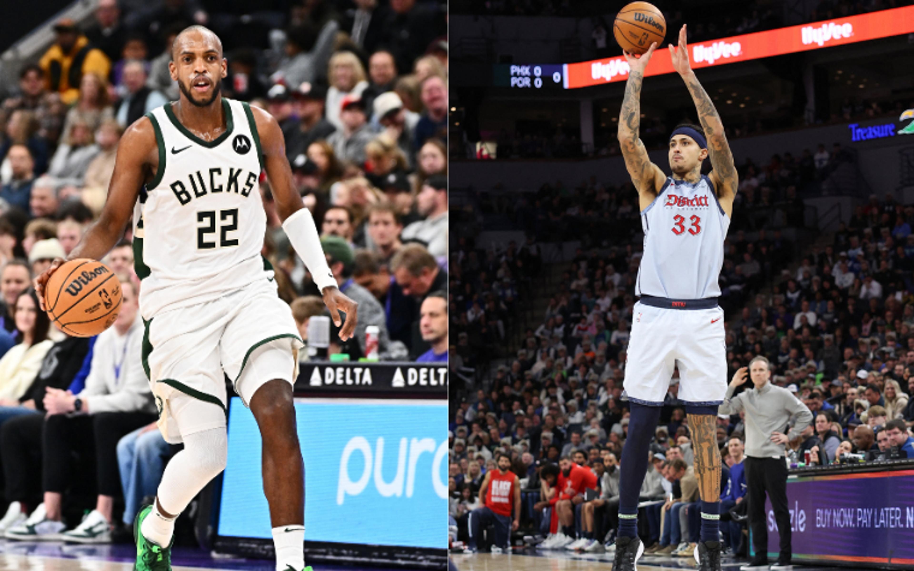 NBA: Bucks e Wizards fazem troca de alas; veja jogadores envolvidos