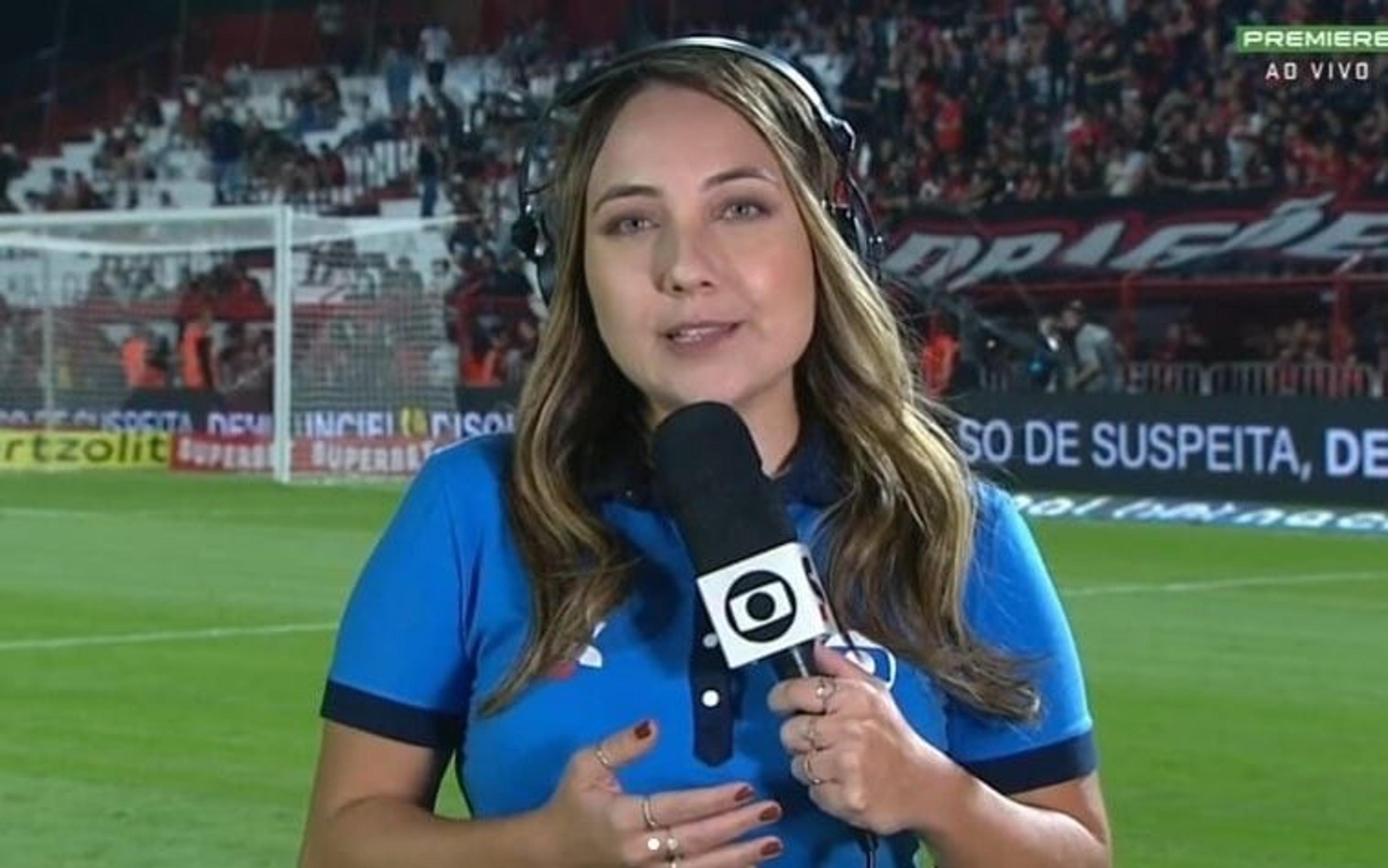 Repórter da Globo manda recado após abandonar coletiva por atitude machista