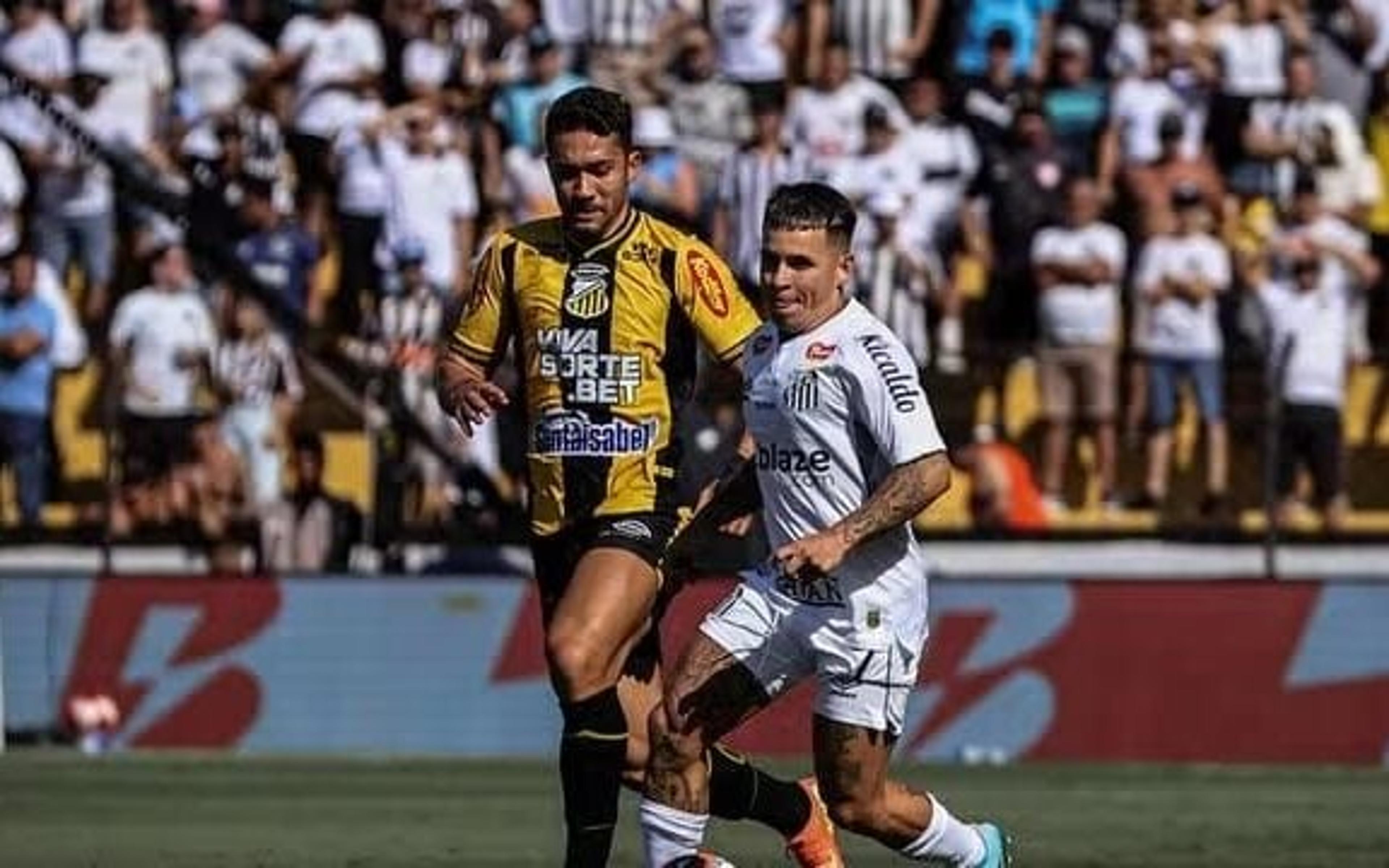 Com Neymar ofuscado, Santos empata com Novorizontino pelo Paulistão