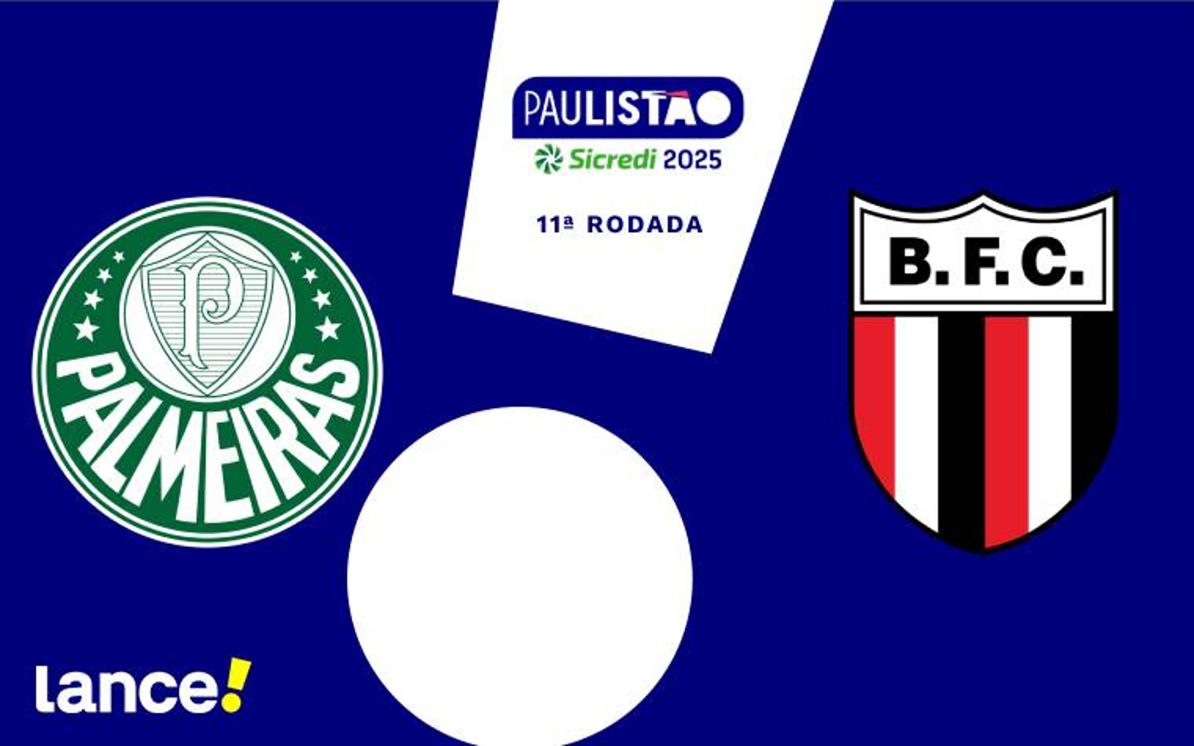 Palmeiras x Botafogo-SP: onde assistir, horário e prováveis escalações do jogo do Paulistão