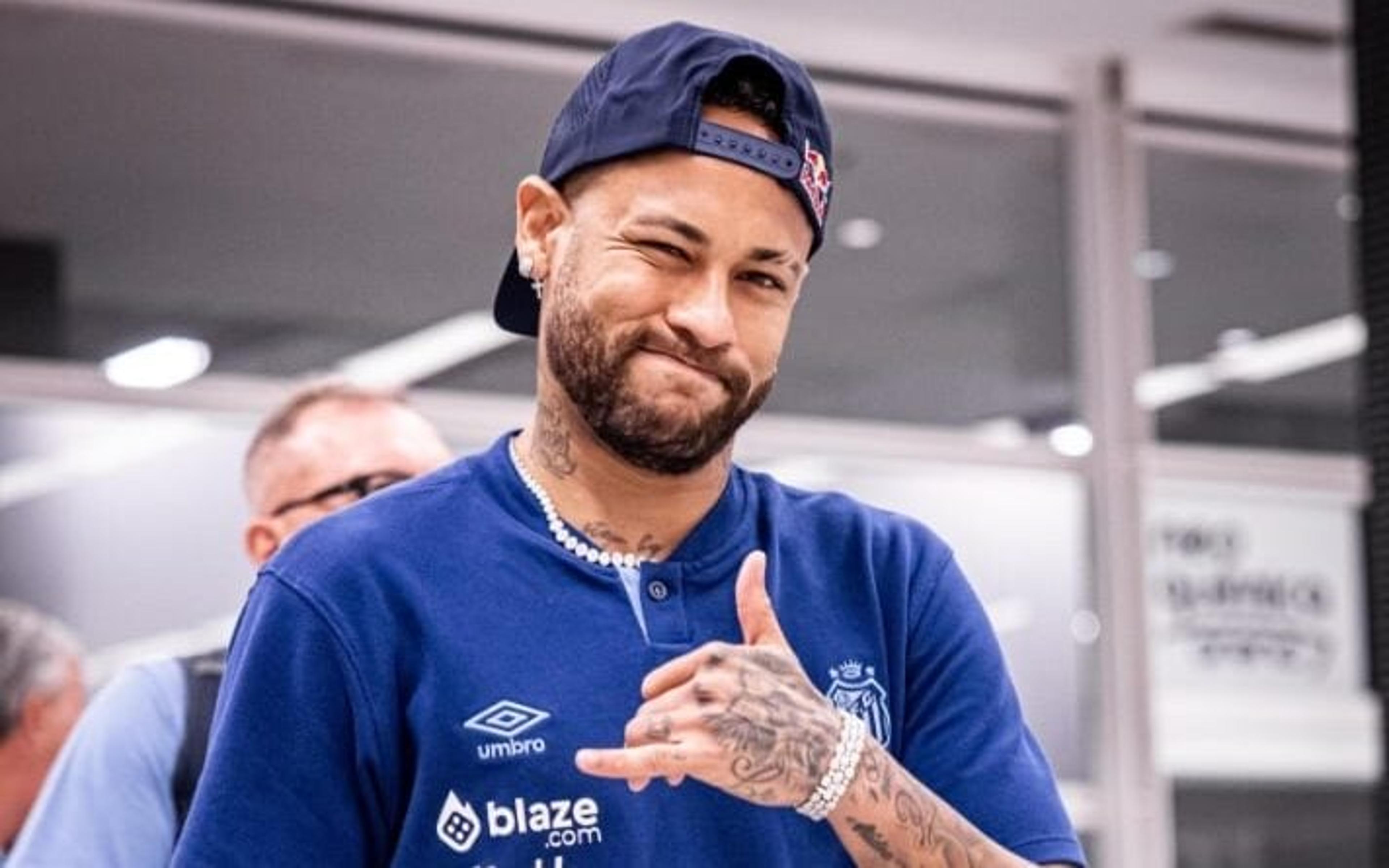 Detalhe em chegada de Neymar para Corinthians x Santos agita a web: ‘Hoje tem’