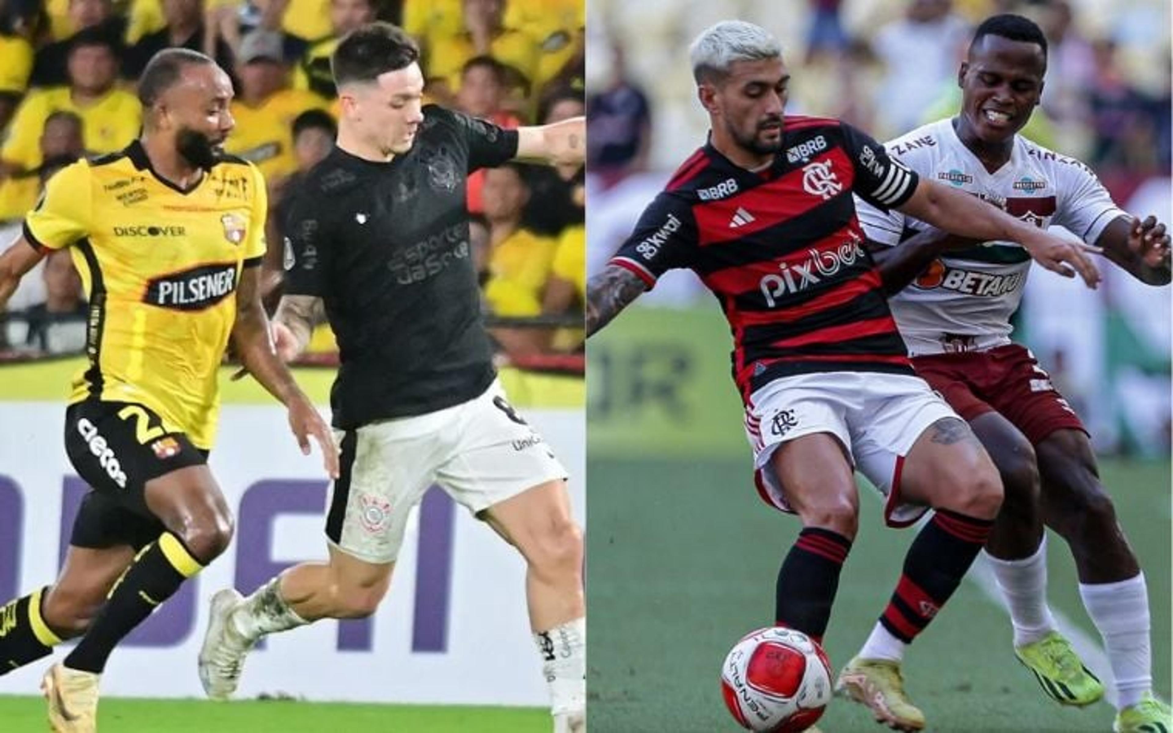 IA crava resultados de Corinthians x Barcelona-EQU e Fluminense x Flamengo