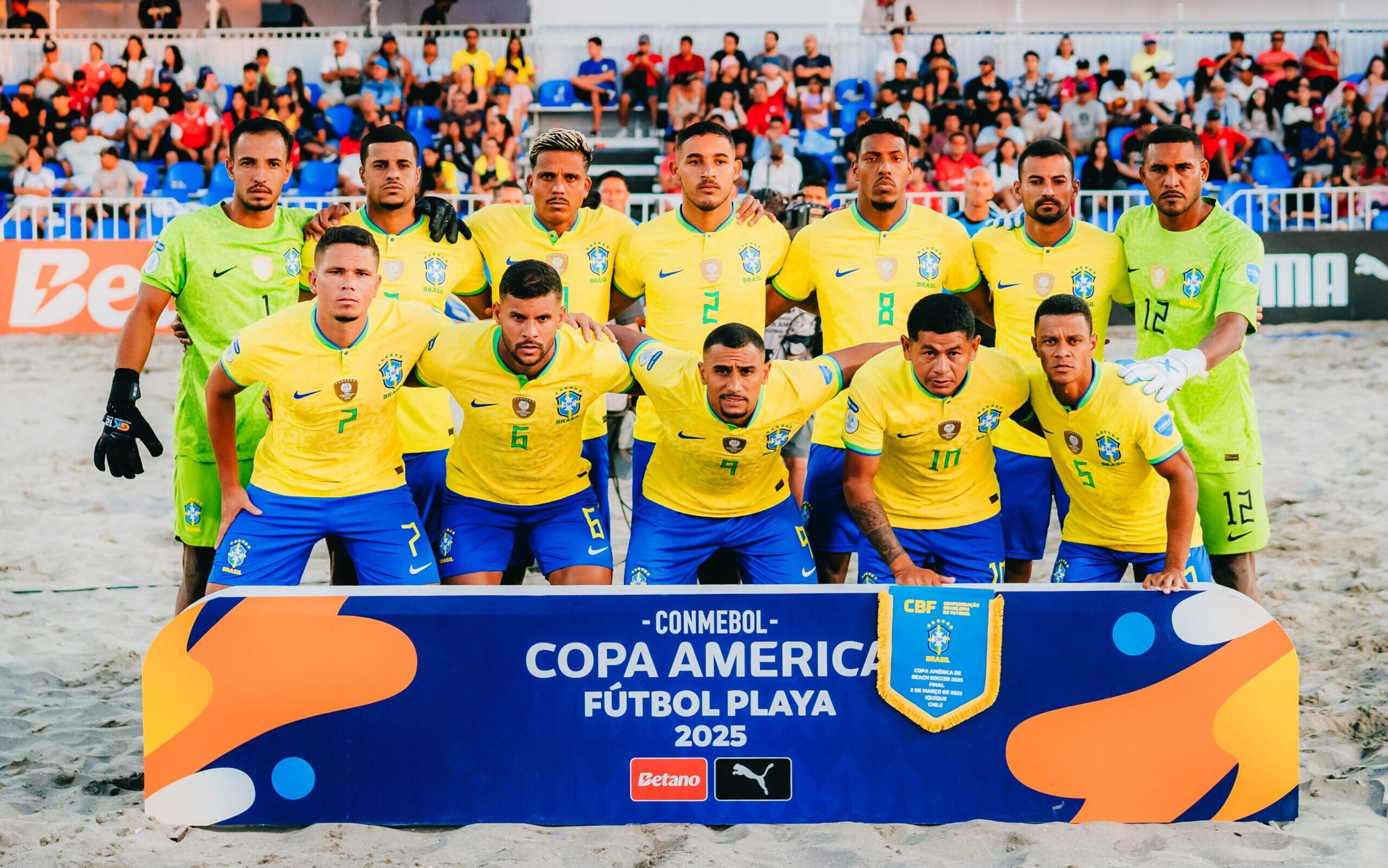 Brasil derrota Paraguai e vence a Copa América de Futebol de Areia