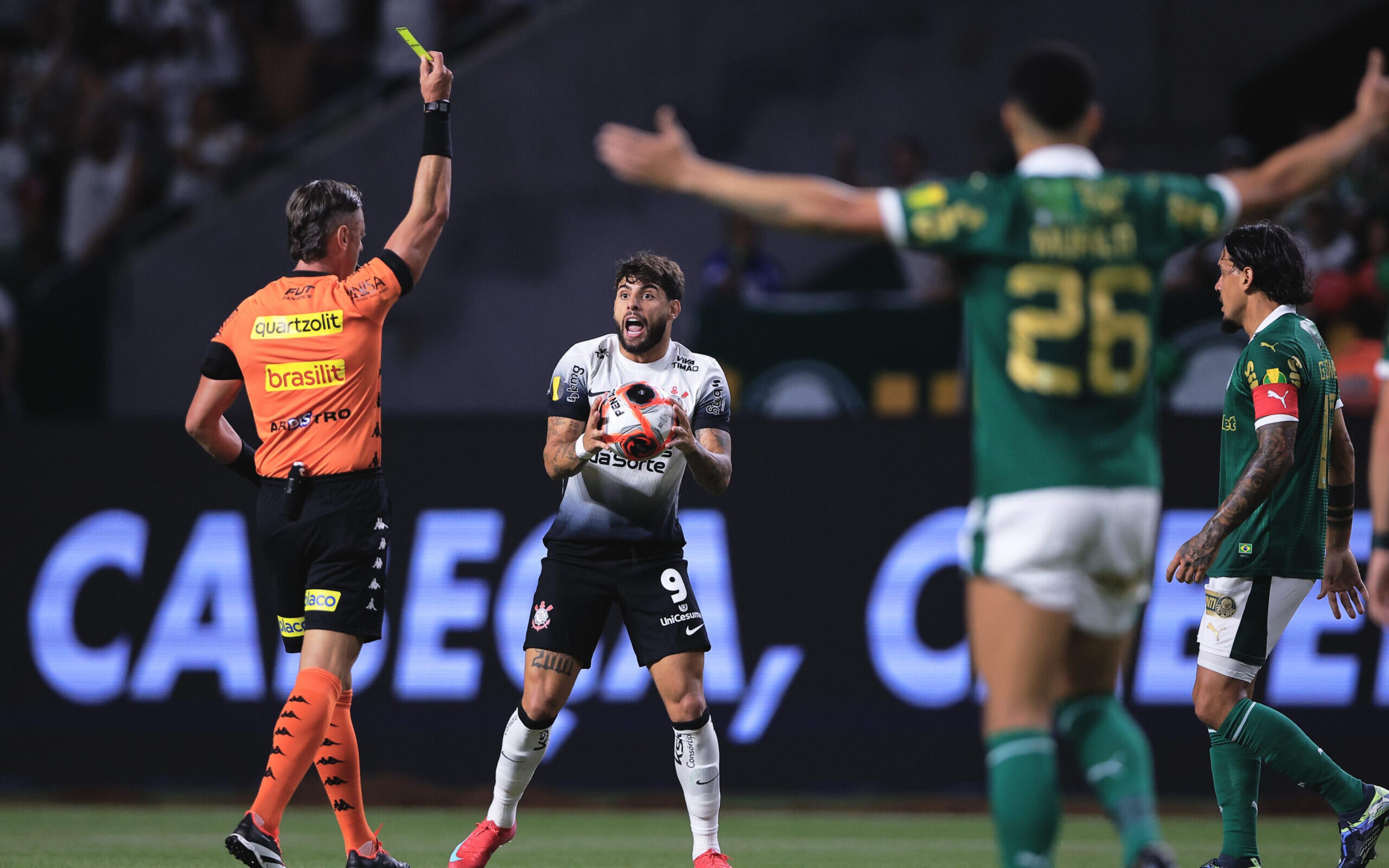 FPF define árbitros das finais do Paulistão entre Corinthians e Palmeiras