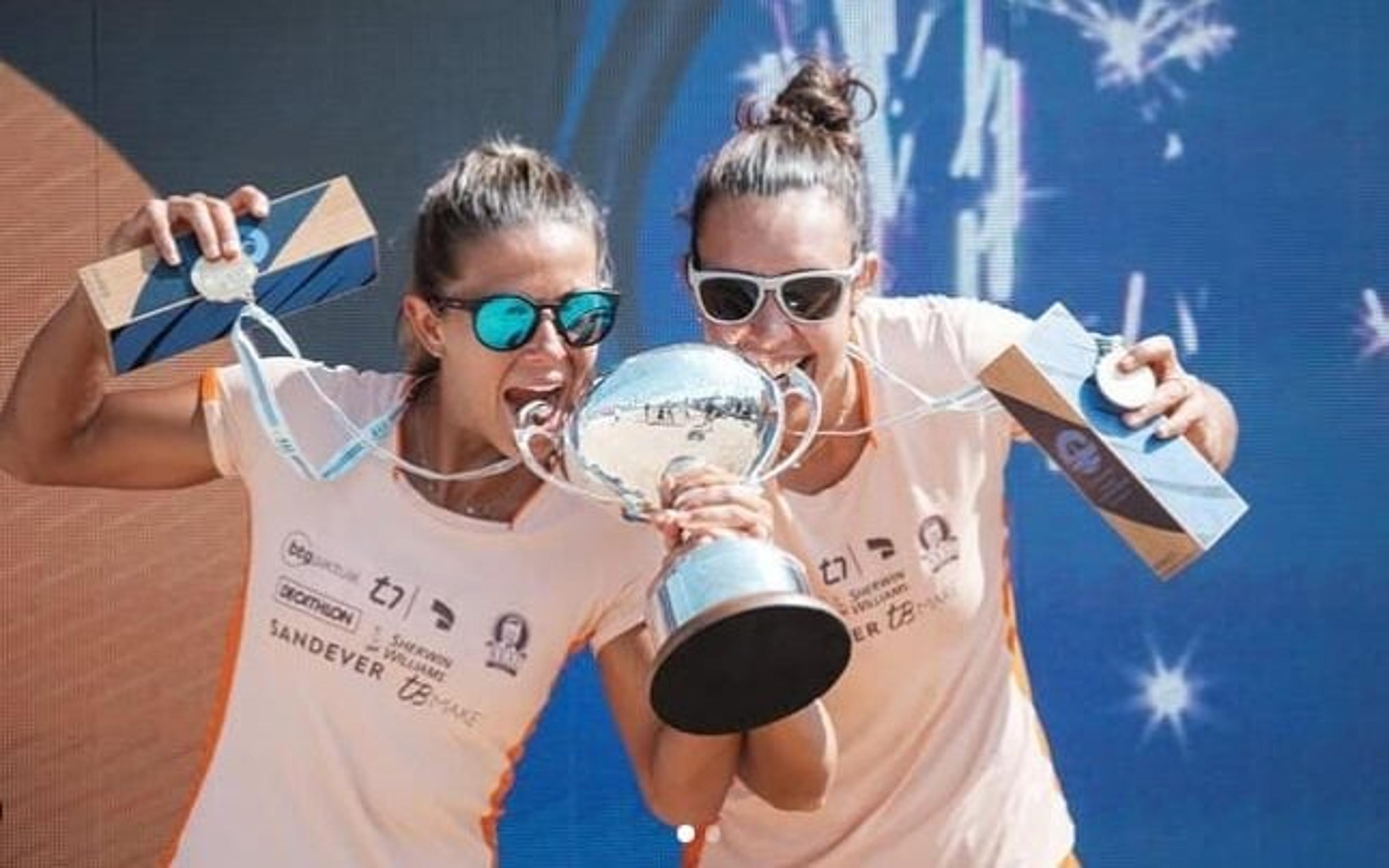 Dupla número 1 do mundo no beach tennis exalta profissionalismo feminino no esporte