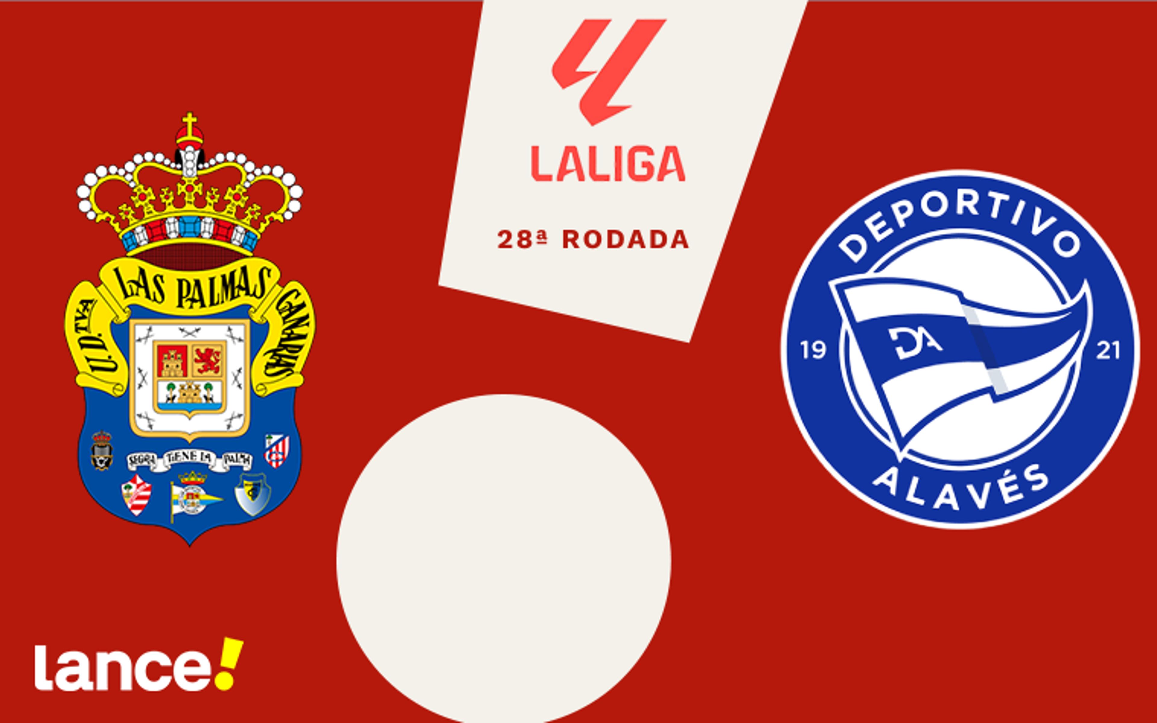 Las Palmas x Alavés: onde assistir ao vivo, horário e escalações do jogo por La Liga