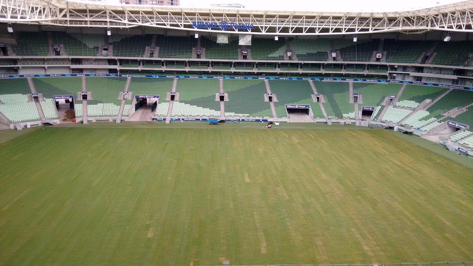 Novo gramado Allianz Parque já está plantado; veja foto Lance! Novo gramado Allianz Parque já está plantado; veja foto Lance!