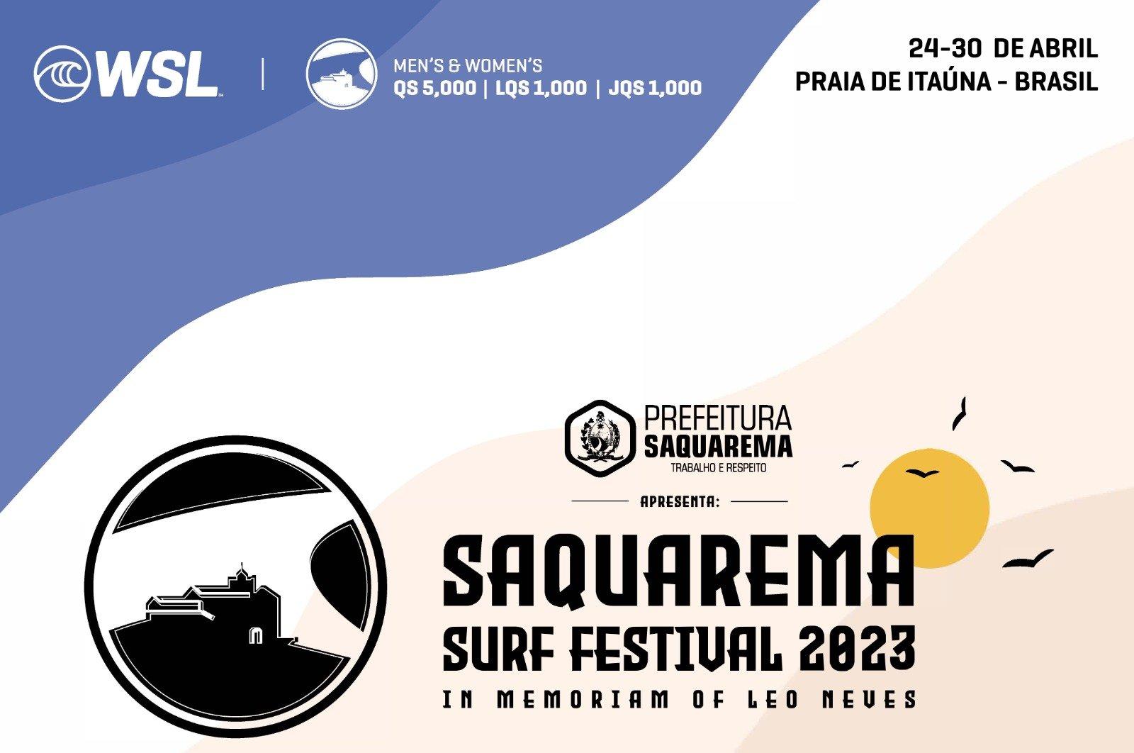 Chancelado pela WSL, Saquarema Surf Festival entra em cena com grandes