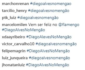 Foto com as esposas dos jogadores do Flamengo chama atenção no Twitter