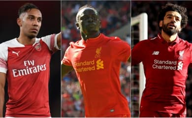 Salah, Mané e Aubameyang são finalistas a melhor jogador da África