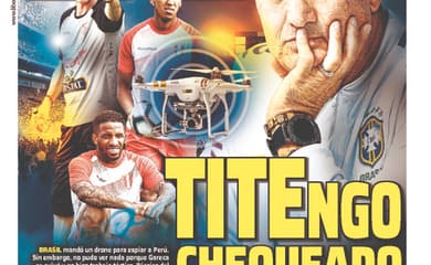 Anúncio do primeiro jogo. Na véspera do primeiro jogo o jornal destaca