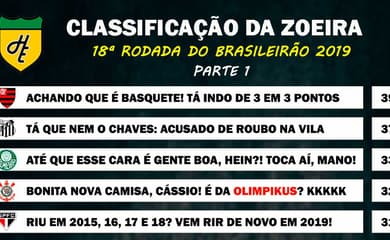 Confira os resultados dos jogos da 18ª Rodada do Brasileirão Série A - RS  Notícia