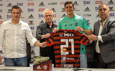 Camisa Flamengo Rubro Negra Jogo número 21 Pedro tamanho M