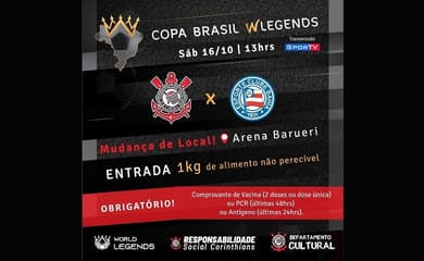 Corinthians conhece adversário das quartas de final da Copa do Brasil;  saiba detalhes