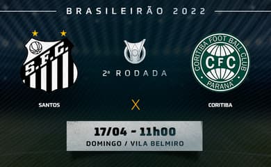 Santos x Coritiba: onde assistir ao vivo, horário e escalações, brasileirão série a