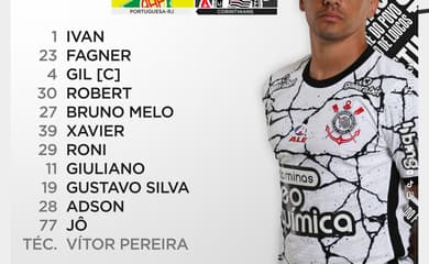 Com time reserva, Corinthians busca empate contra a Portuguesa-RJ