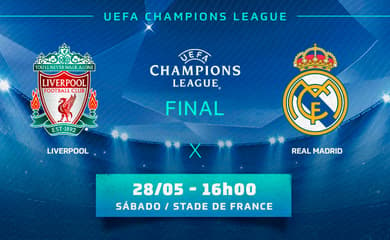 LIVERPOOL X REAL MADRID AO VIVO, CHAMPIONS LEAGUE - FINAL