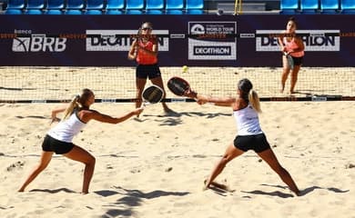 André Baran e Vitória Marchezini conquistam primeiro ouro do Beach Tennis  nos Jogos Sul-Americanos de Praia - Confederação Brasileira de Tênis