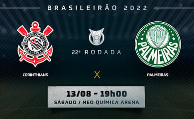 Rodada do Brasileirão tem jogos de Palmeiras, Corinthians e Santos