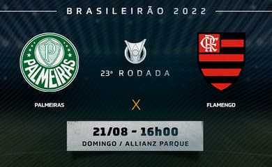Flamengo x Palmeiras: veja como os times chegam para jogo do Brasileirão