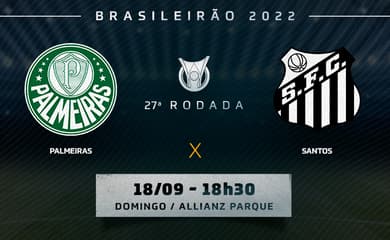 Onde assistir Palmeiras x Santos AO VIVO pelo Brasileirão