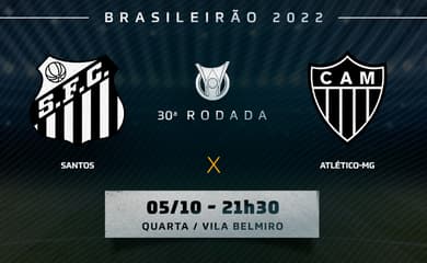 Venda de ingressos para Santos x Atlético-MG, pelo Campeonato