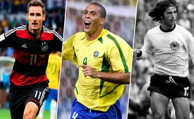 10 maiores artilheiros entre os jogadores que disputam o