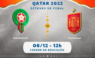 Marrocos x Espanha palpite - Copa do Mundo 2022 - 06/12 - FutDados