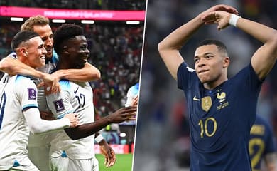 Inglaterra e França se enfrentarão nas quartas; leia jogos