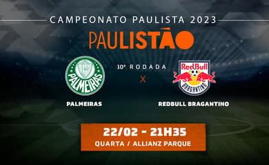 Palmeiras x Bragantino: saiba onde assistir jogo do Paulistão